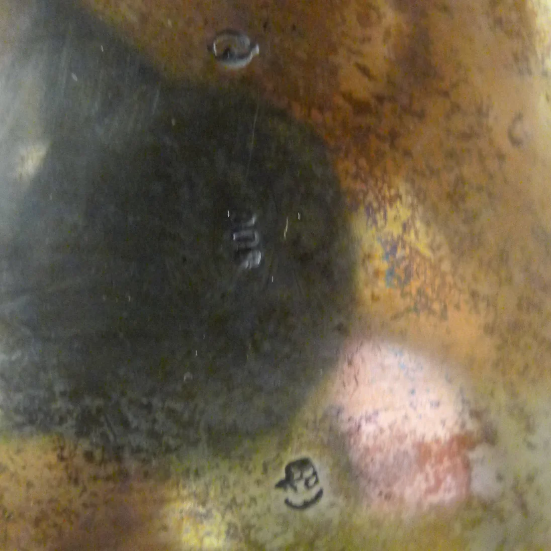 Punze von Heißwasserkanne
