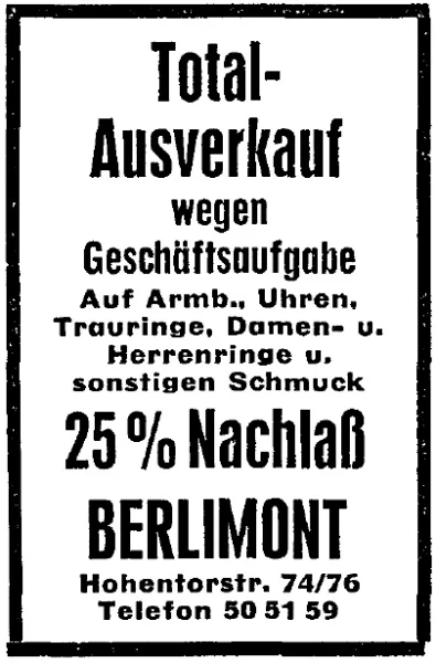 Quelle: Weser-Kurier vom 1.9.1976, S. 5