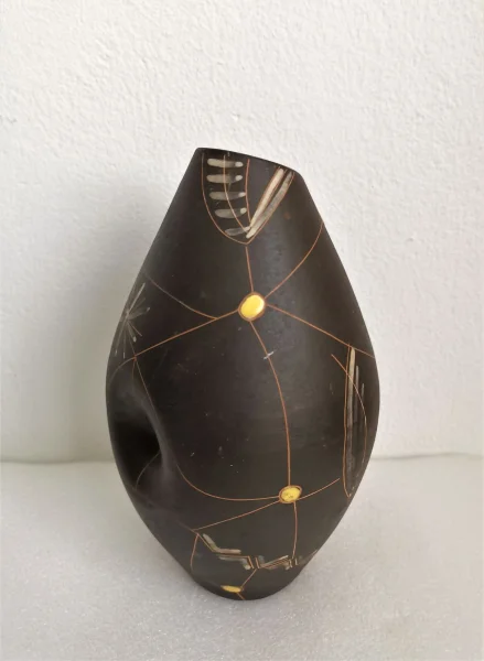 Vase braun 50 er J. 2 Fische 3.jpg