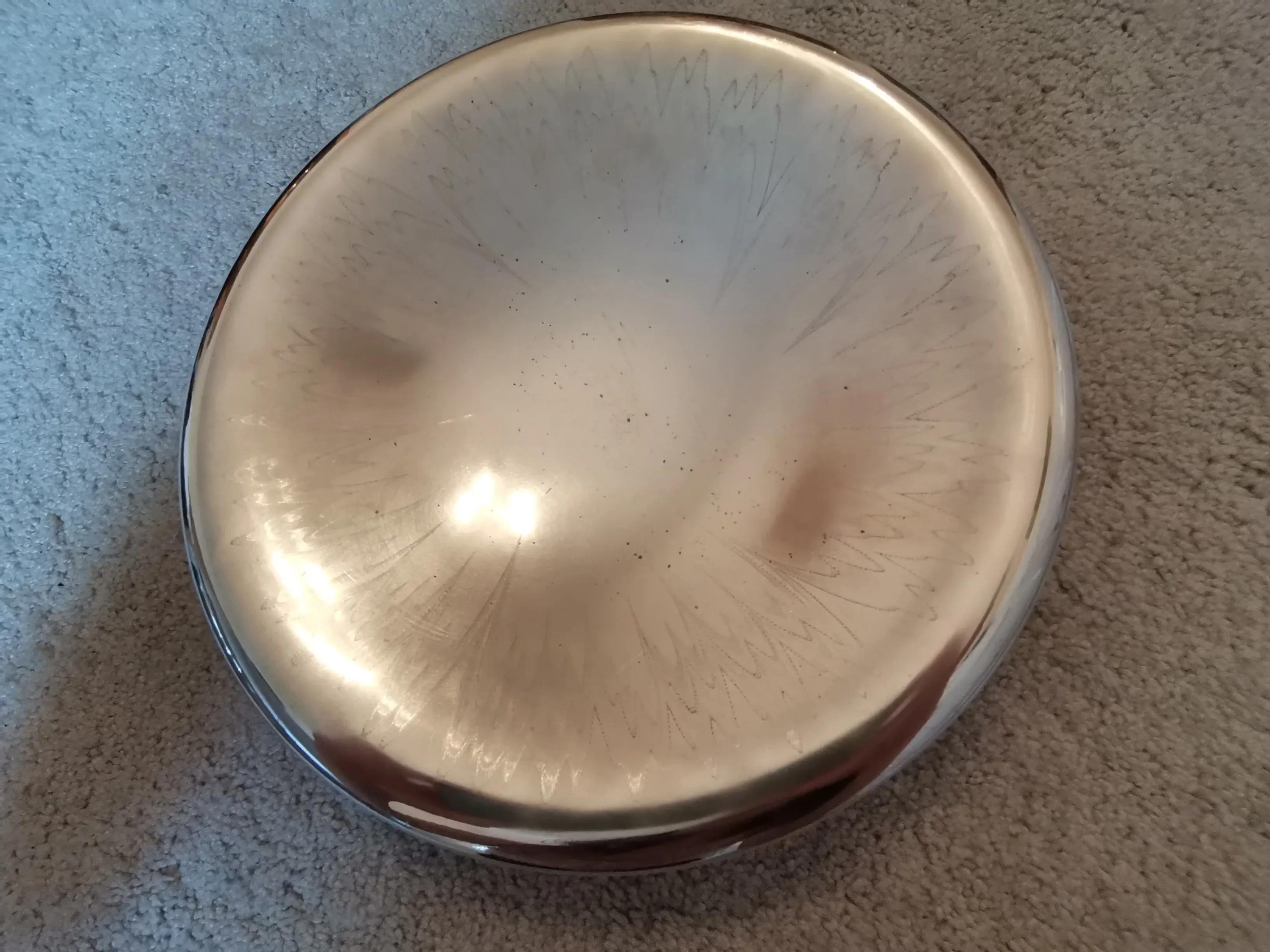 Schale von oben mit Muster