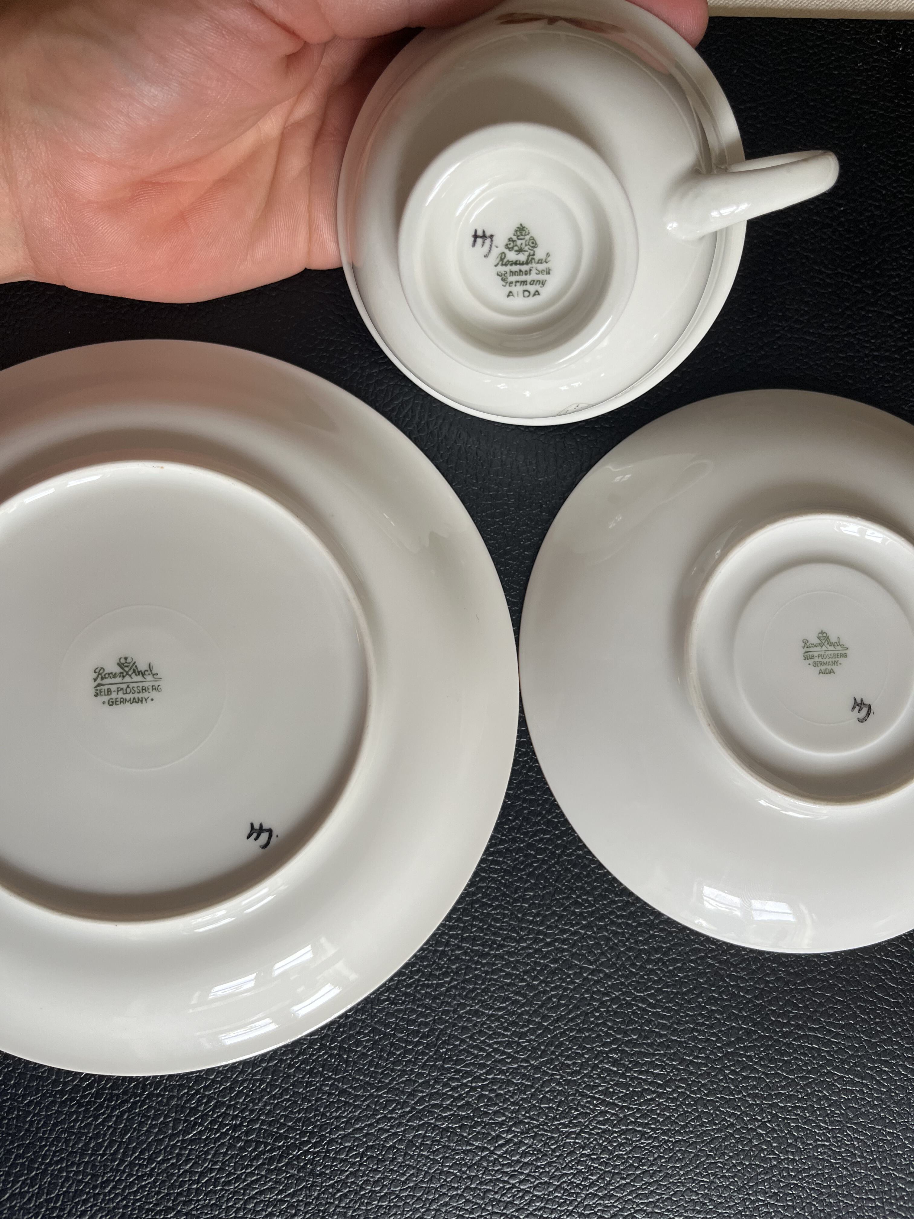 Sammelbild Stempel Unterseite