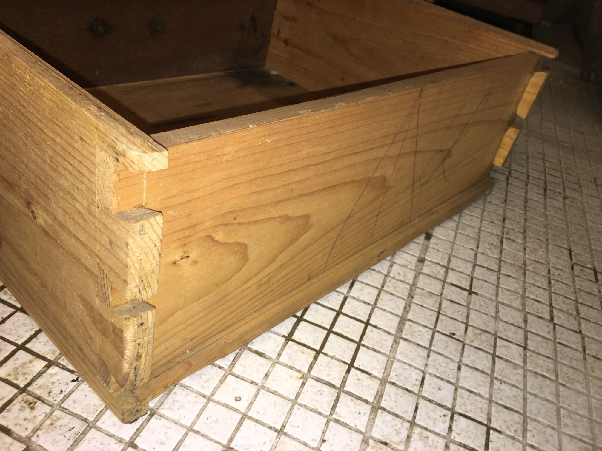 Schubkasten hinten
