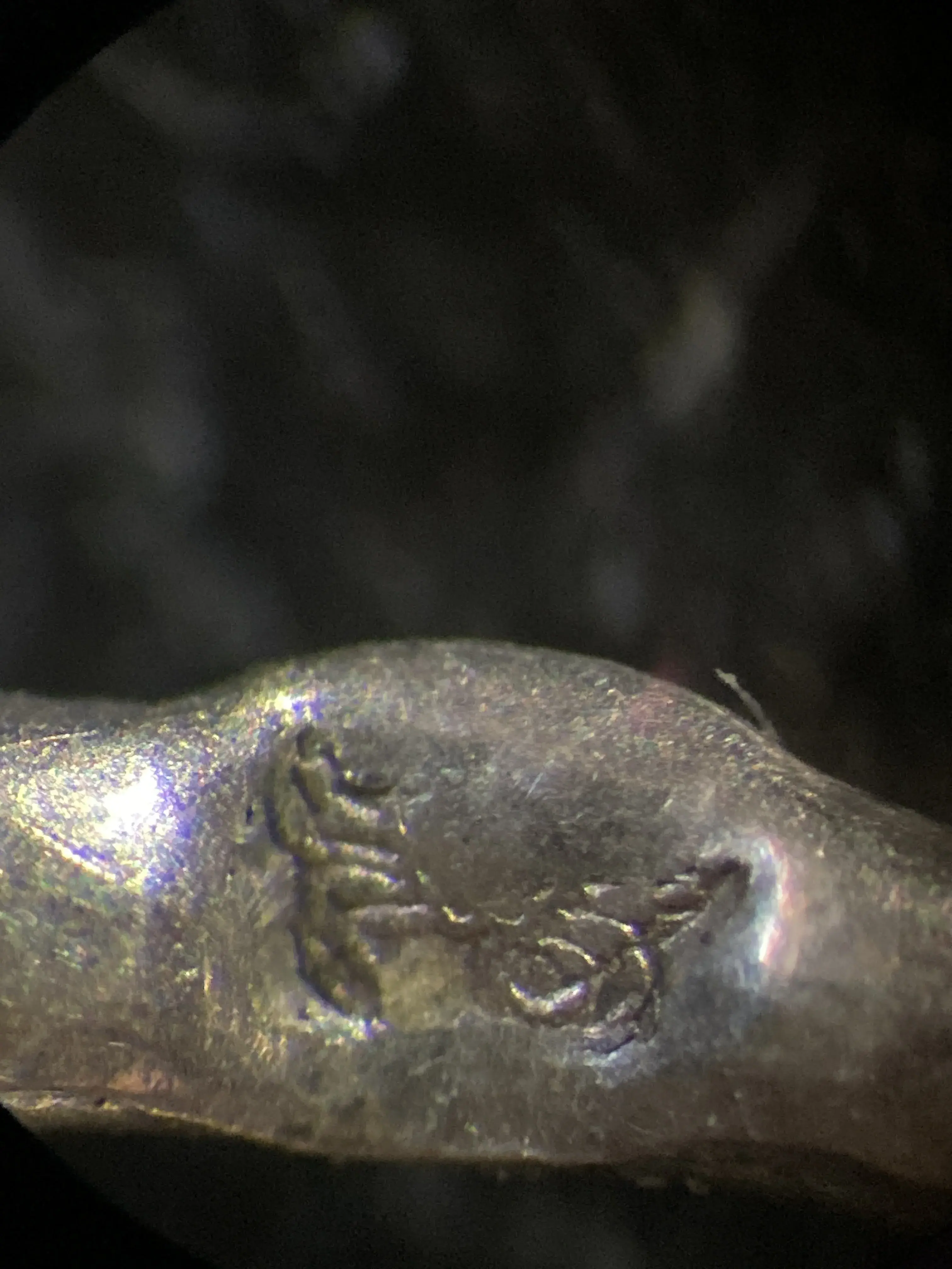 Stempel auf langem Mittelglied