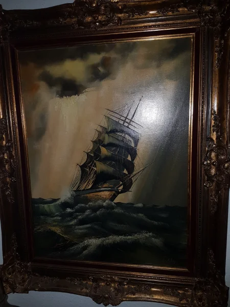 Gemalde Schiff Im Sturm Www Dieschatzkisteimnetz De