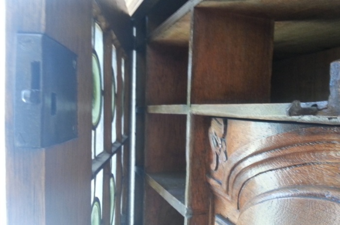 Zuhaltung linke Glastür