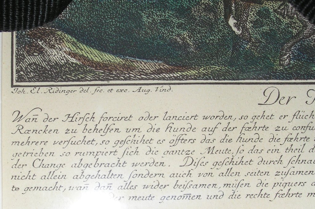 Bildausschnitt - Hirschjagd