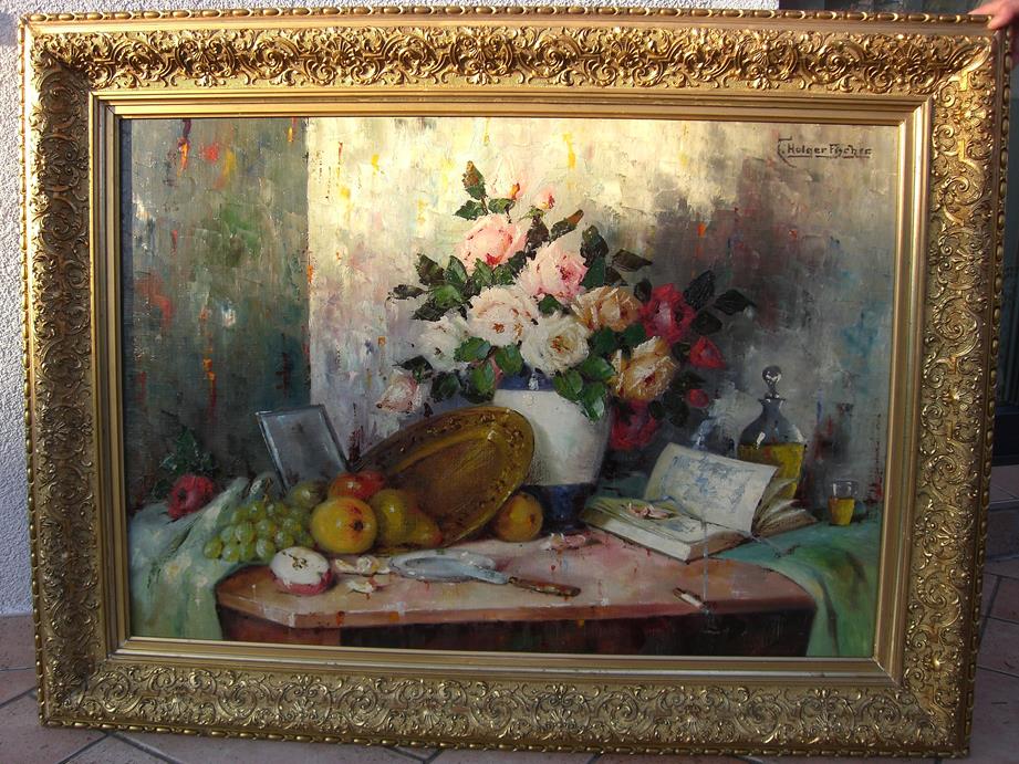 Maler: Holger Fischer<br />Abmessungen ohne Rahmen 102x71<br />Ölgemälde