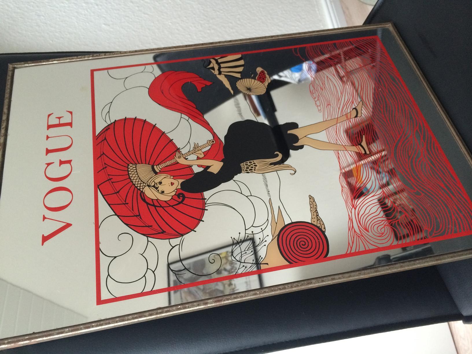 Vogue Werbespiegel / Größe 30x46