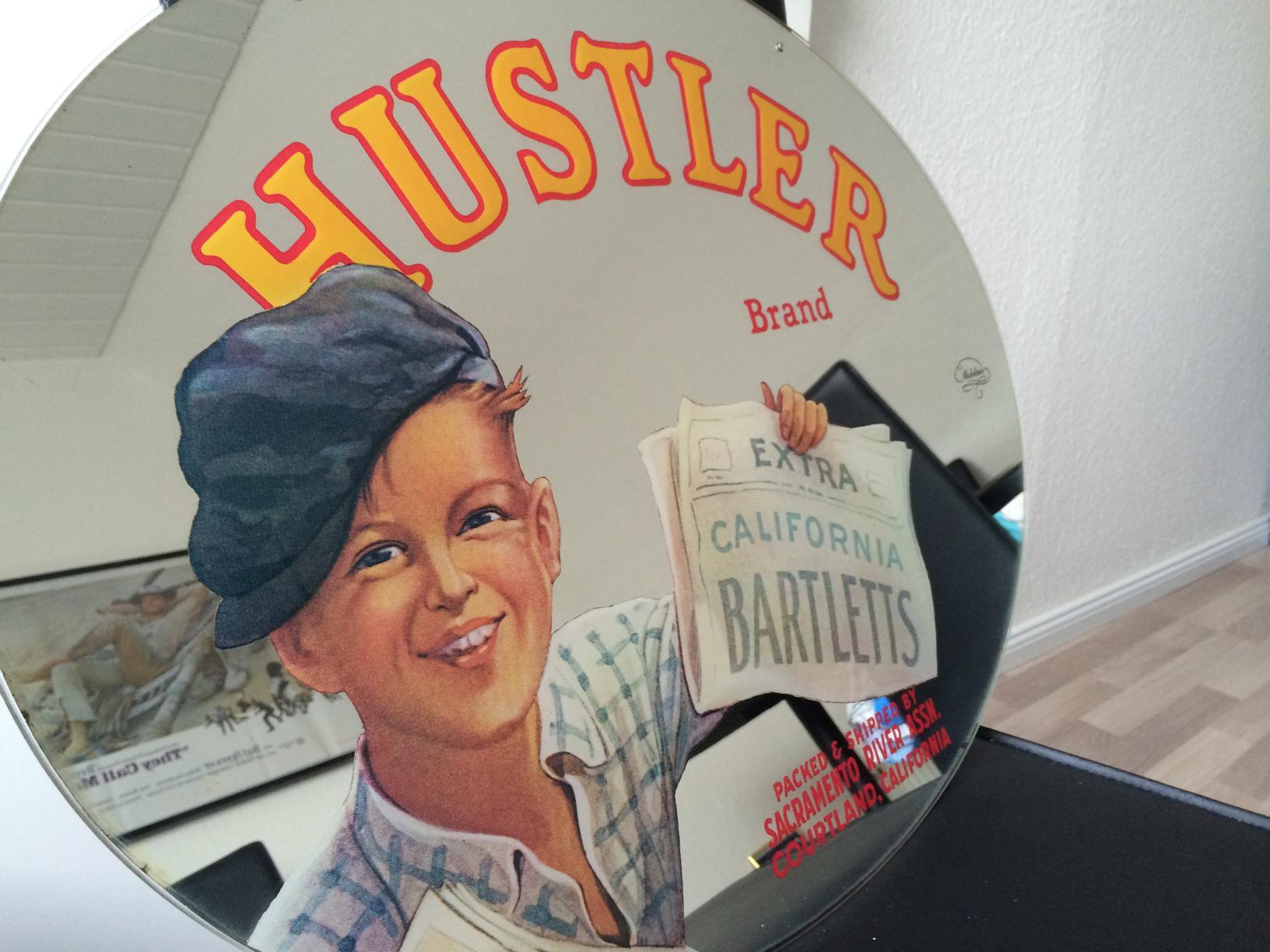 Hustler Spiegel / Größe 47x62