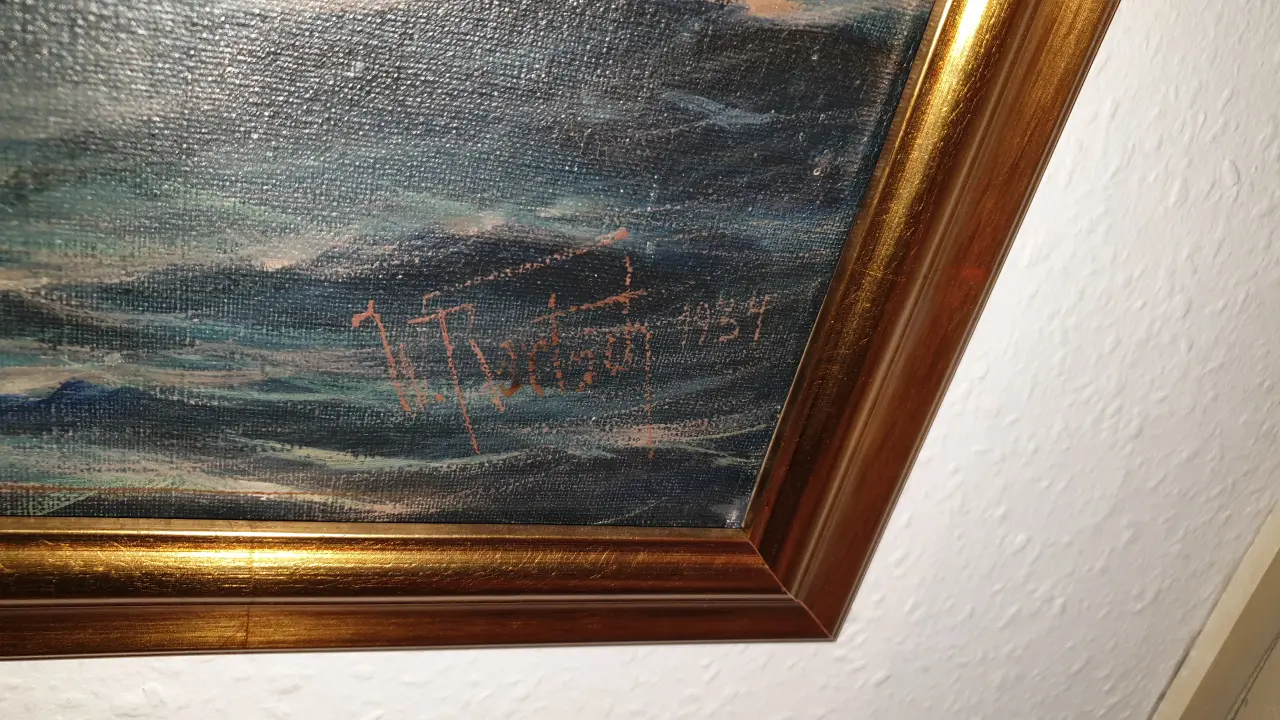Signatur mit Blitz