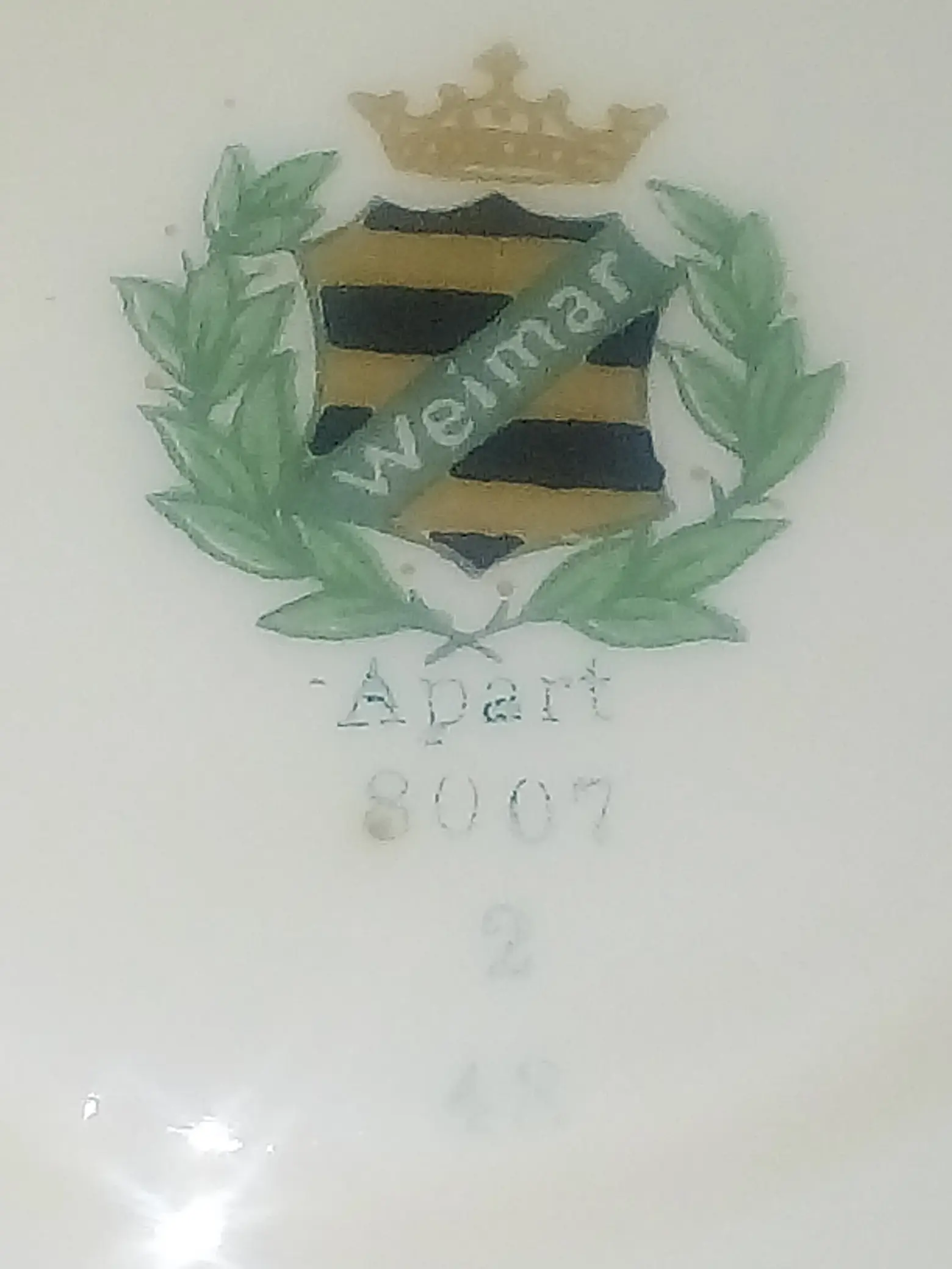 Weimarer Porzellan Manufaktur Apart 8007 Www Dieschatzkisteimnetz De