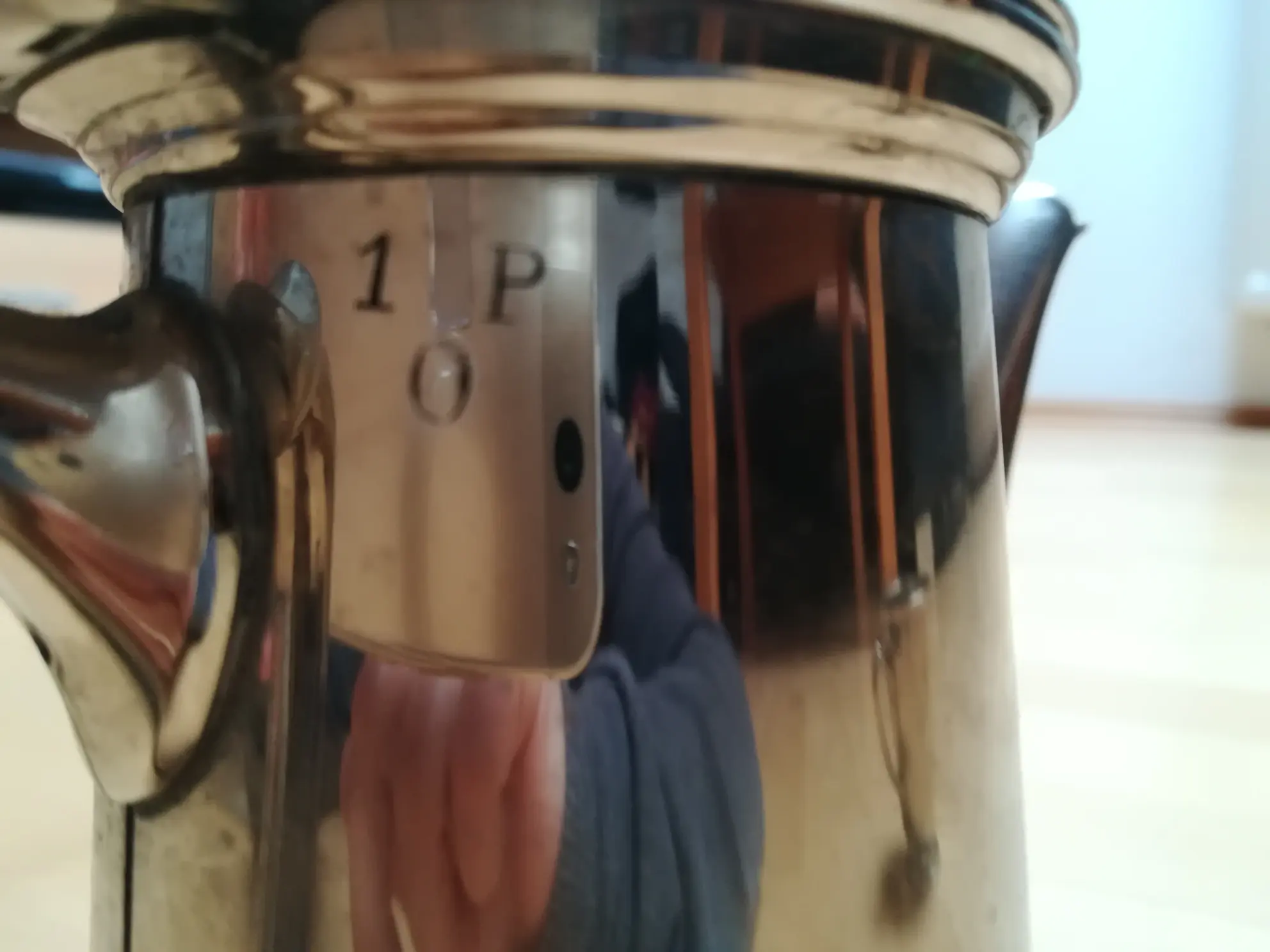 2. Marke auf der Kanne