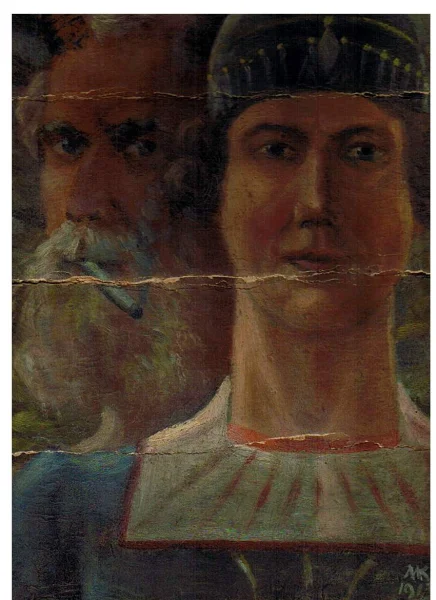 dame mit teufel