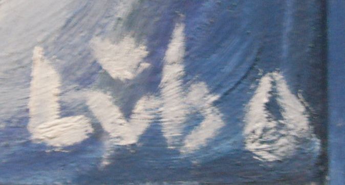 Kunst in Blau