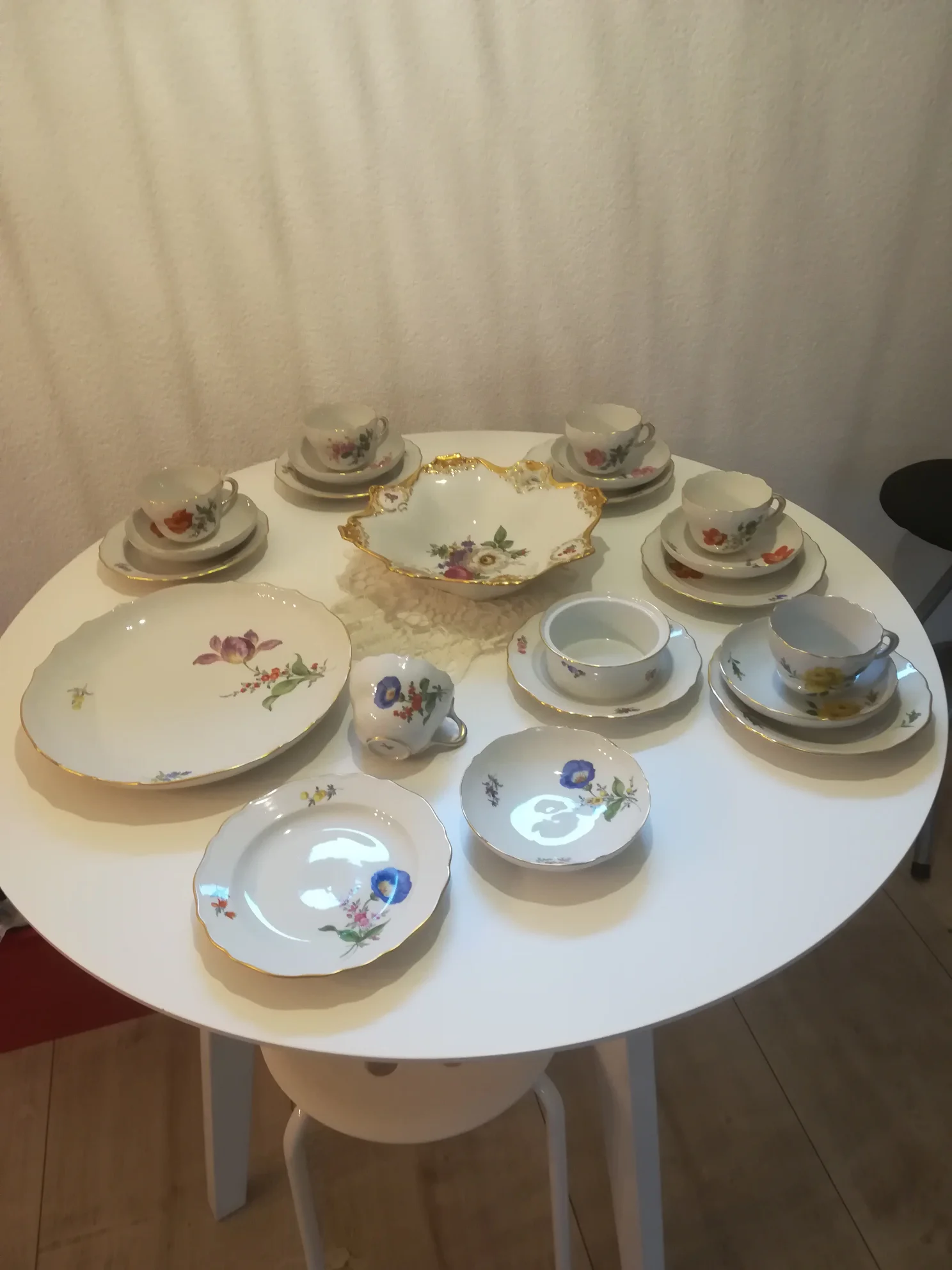 Kaffeeservice &quot;bunte Blume&quot;