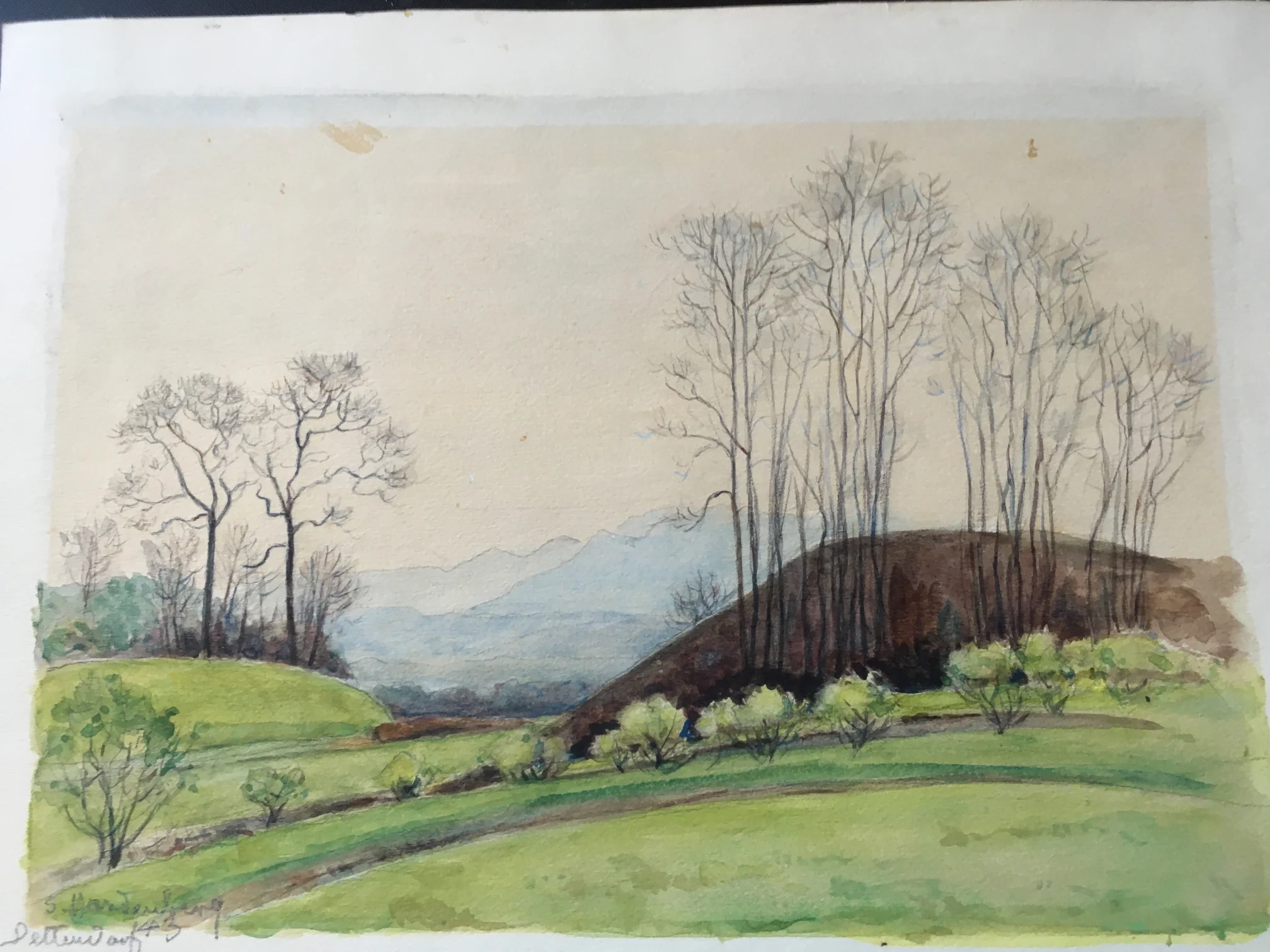Aquarelle - HÜGEL