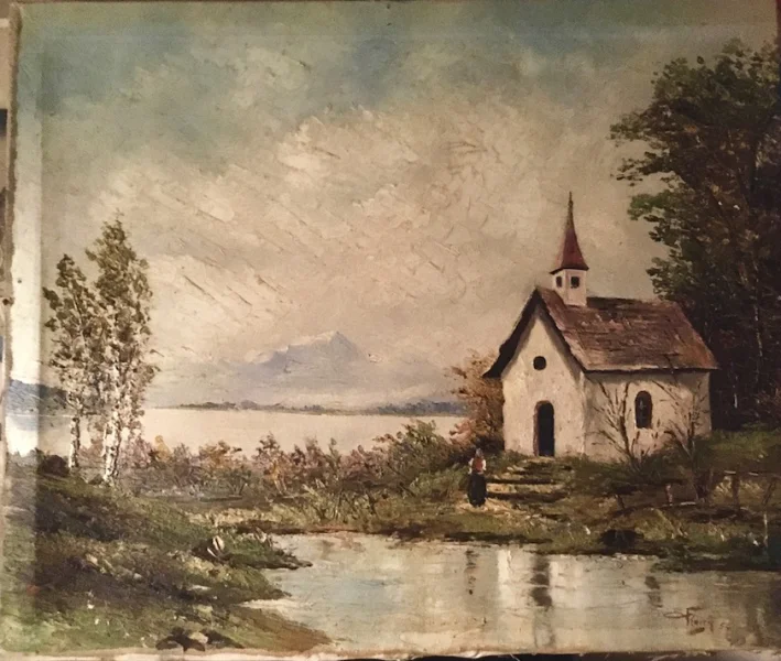 Landschaft Haus