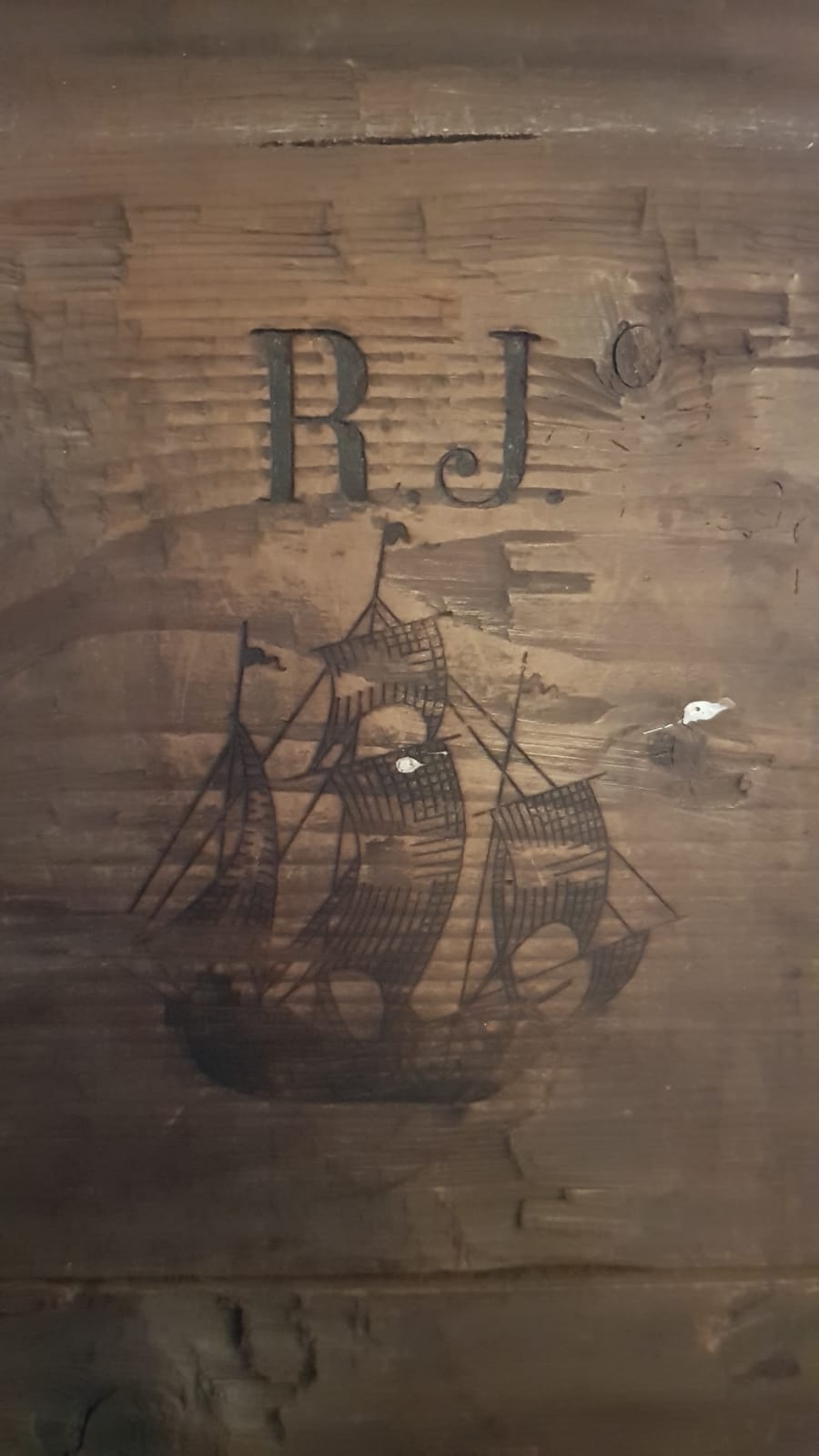 Stempel auf Rückseite
