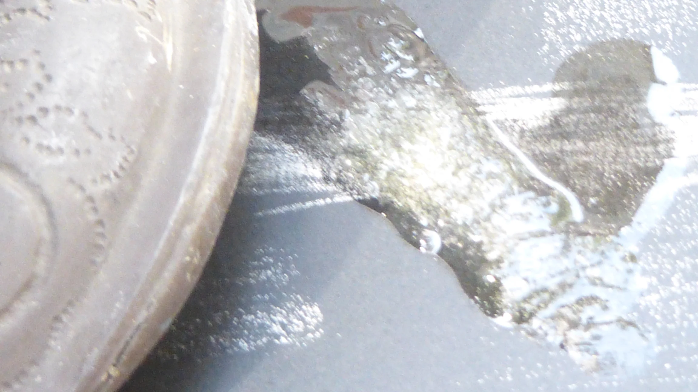 Silberprüftest 1&amp;2 bei diesem Verfahren gelb <br />für reines Silber