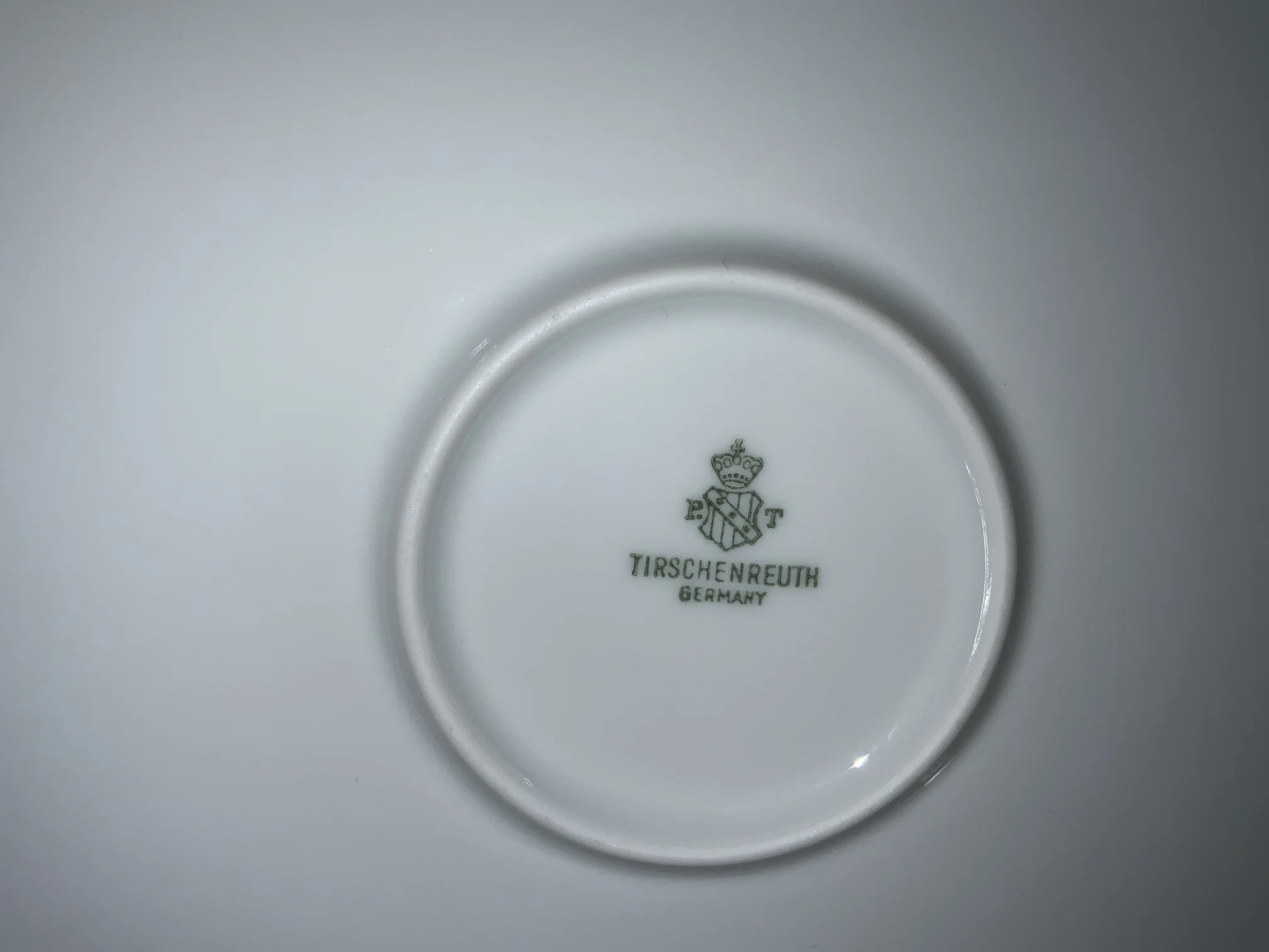 Großer Teller Stempel