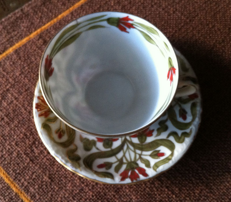 Teetasse innen