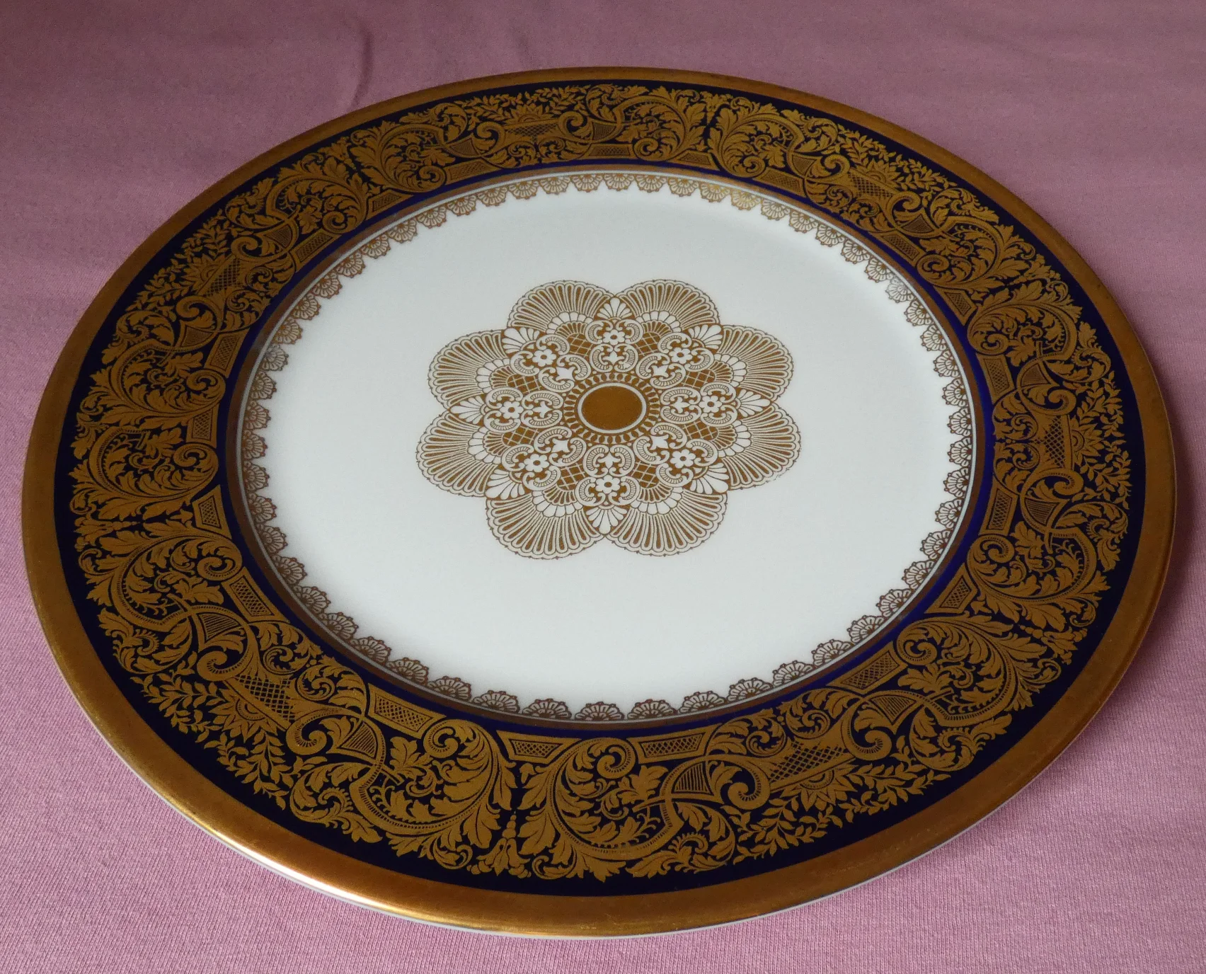 Rosenthal Platzteller 28cm golden (1).JPG