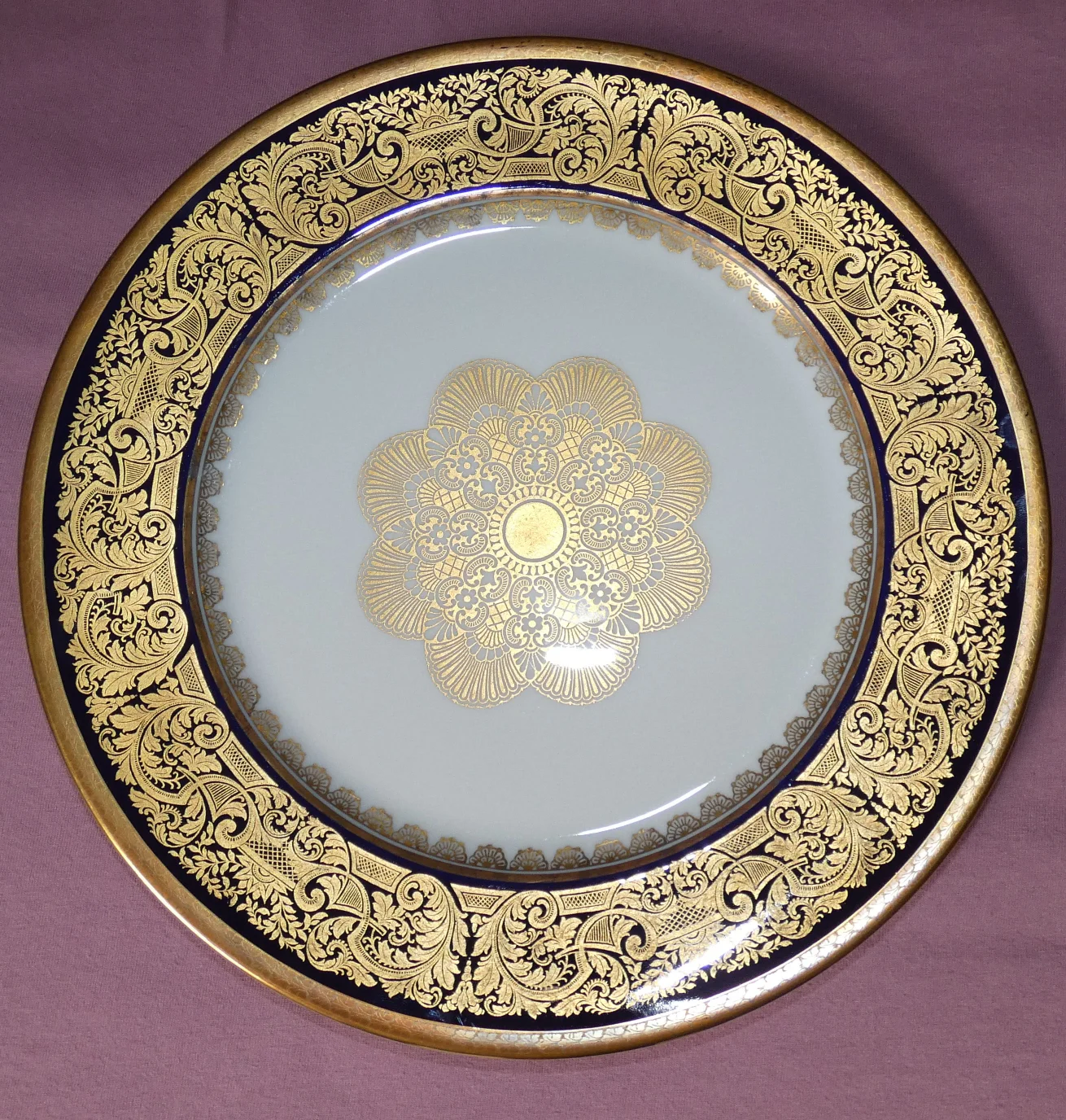 Rosenthal Platzteller 28cm golden (2).JPG
