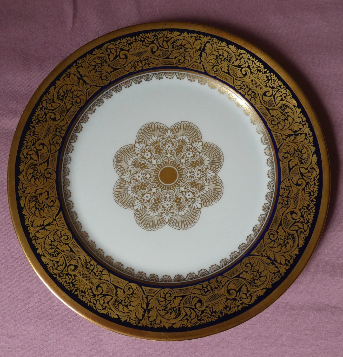 Rosenthal Platzteller 28cm golden (3).JPG
