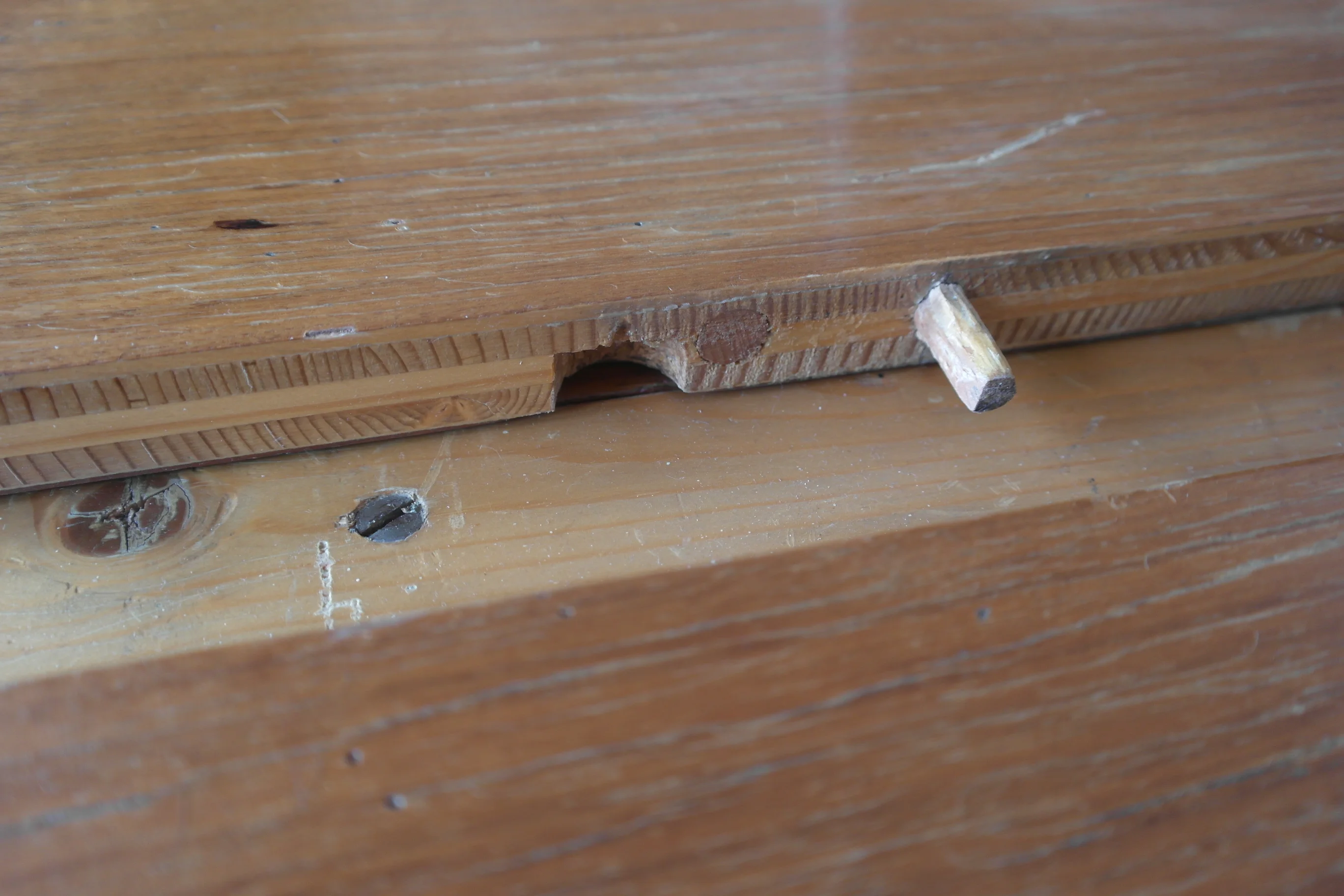 Platten auseinander gezogen