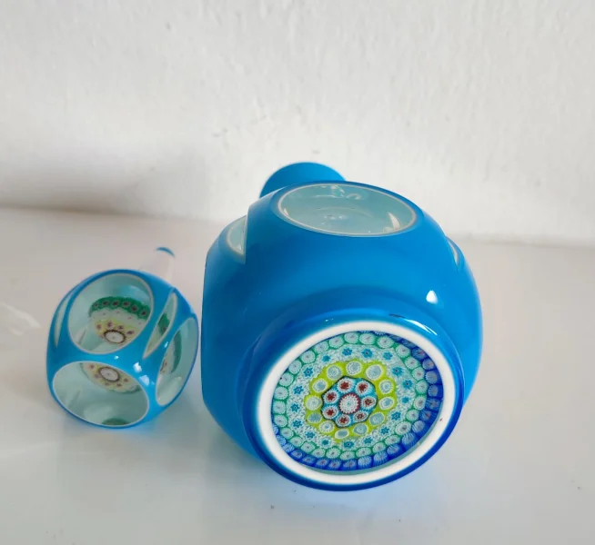 Millefiori tuerkise Flasche 5.jpg